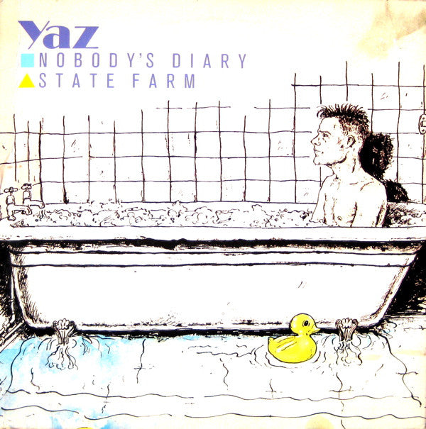 Yazoo ‎– Nobody's Diary / State Farm - VG+ 12" Single USA Record 1983 -  Synth-pop