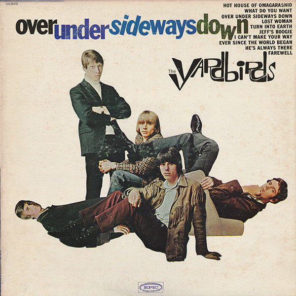 The Yardbirds ‎– Over Under Sideways Down - VG+ LP Record 1966 Epic USA Mono Original Vinyl - Psychedelic Rock / Blues Rock - Shuga Records