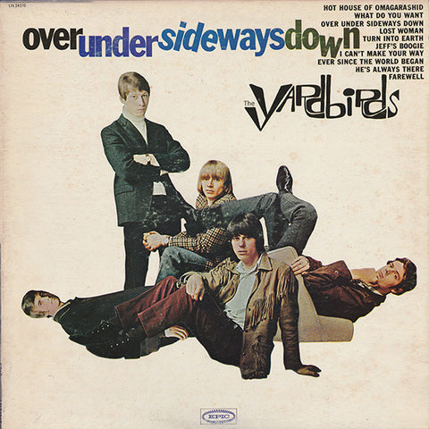 The Yardbirds ‎– Over Under Sideways Down - VG+ LP Record 1966 Epic USA Mono Original Vinyl - Psychedelic Rock / Blues Rock