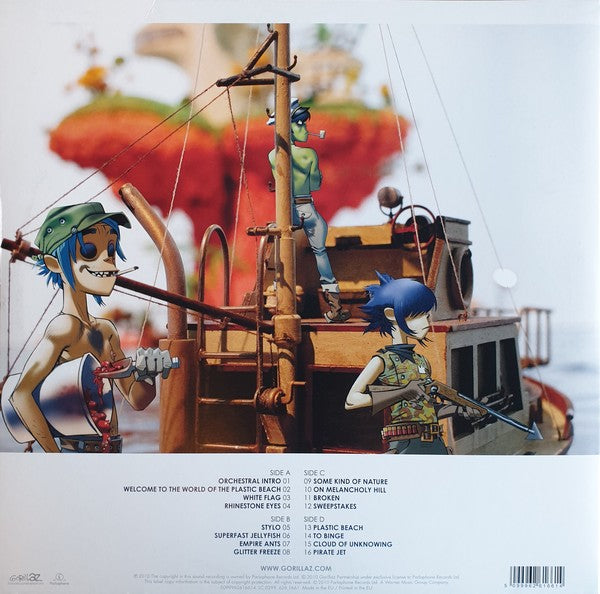 Gorillaz ‎– Plastic Beach (2010) - New 2 LP Record 2019 UK Import 180 gram Vinyl - Pop / Hip Hop / Electro / Rock - Shuga Records