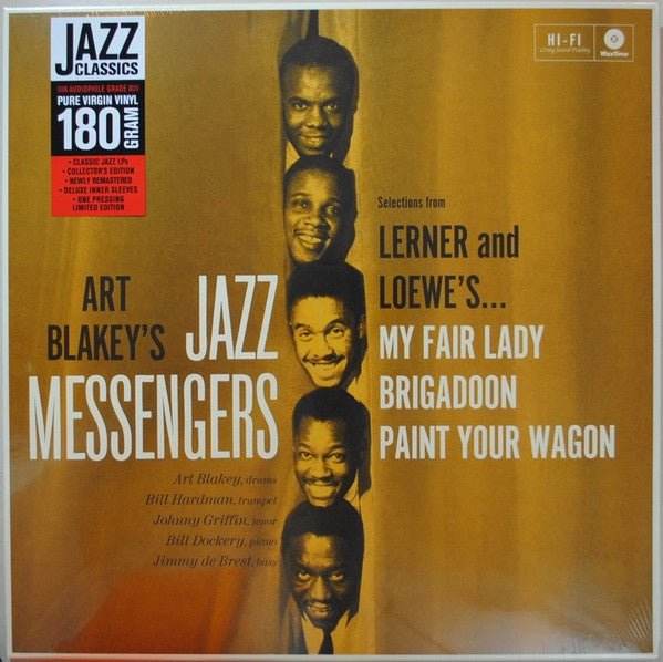 Art Blakey's Jazz Messengers – Selections From Lerner And Loewe's (1957) - Mint- LP Record 2017 WaxTime 180 gram Vinyl - Jazz / Hard Bop
