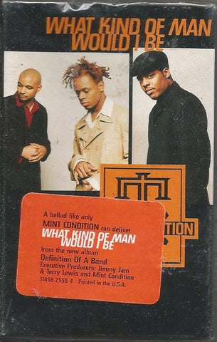 Mint Condition – What Kind Of Man Would I Be- Used Cassette Single 1996 Perspective Tape- Hip Hop