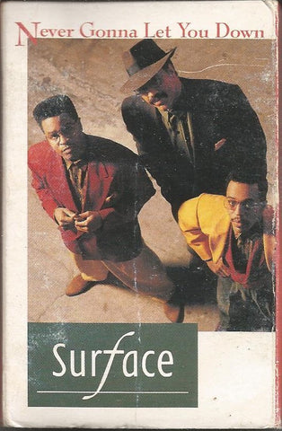Surface – Never Gonna Let You Down - Used Cassette Columbia 1990 USA - Funk / Soul