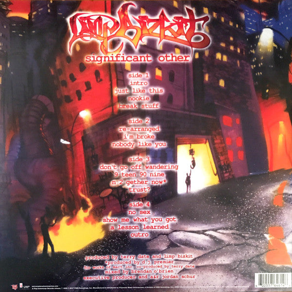 Limp Bizkit – Significant Other (1999) - New 2 LP Record 2023 Flip Interscope Vinyl - Rock / Nu Metal