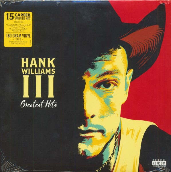 Hank Williams III ‎– Greatest Hits (2017) - New LP Record 2021 Curb Vinyl - Country - Shuga Records