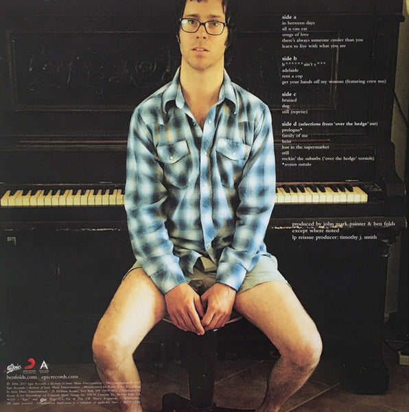 Ben Folds ‎– Supersunnyspeedgraphic, The LP (2006) -  New 2 Lp Record 2017 Analog Spark USA 180 gram Vinyl - Alternative Rock - Shuga Records