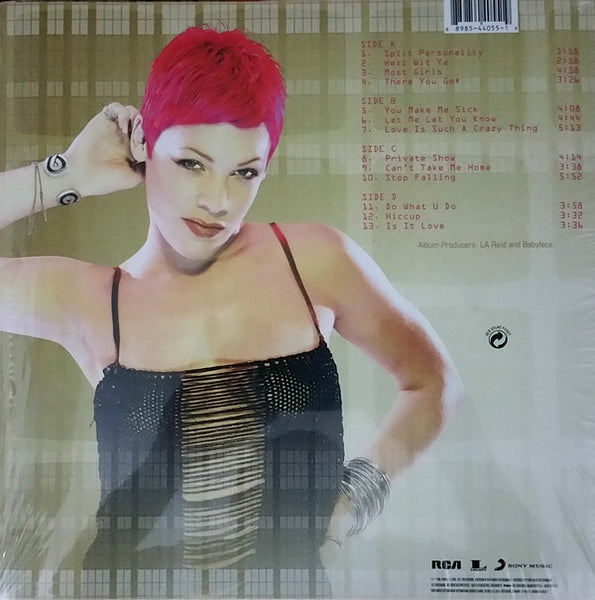 P!NK - Can't Take Me Home - Mint- 2 LP Record 2017 RCA LaFace Arista Gold Vinyl - Pop / Pop Rap - Shuga Records