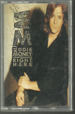 Eddie Money – Right Here - Used Cassette Columbia 1991 USA - Rock