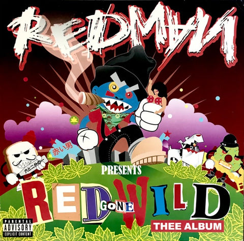 Redman – Red Gone Wild: Thee Album - VG+ LP Record 2007 Def Jam USA Vinyl - Hip Hop