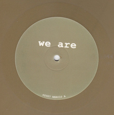 Raudive / Kroppssprak – Untitled - VG+ 10" Single Record 2007 We Are Sweden Dark Khaki Vinyl - Techno /Minimal