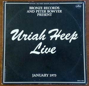 Uriah Heep - Uriah Heep Live - Mint- 2 LP Record 1973 Mercury USA Vinyl - Hard Rock / Classic Rock
