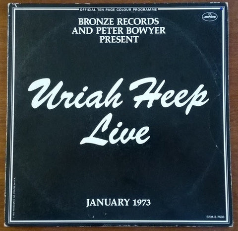 Uriah Heep - Uriah Heep Live - Mint- 2 LP Record 1973 Mercury USA Vinyl - Hard Rock / Classic Rock