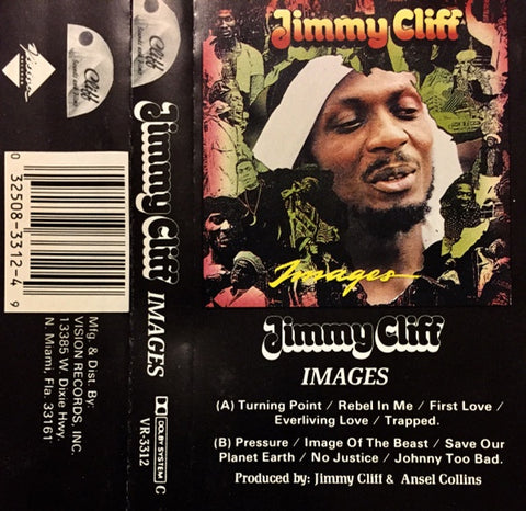 Jimmy Cliff – Images - Used Cassette 1989 Cliff Sounds And Films Tape - Reggae