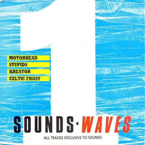 Various – Sounds ∙ Waves 1 - VG+ 7" EP Record 1988 Sounds UK Vinyl - Thrash / Punk / Heavy Metal