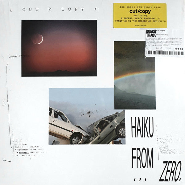 Cut Copy ‎– Haiku From Zero - New LP Record 2017 Cutters USA/Astralwerks Vinyl - Electronic / Synth-Pop