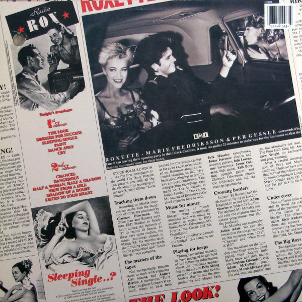 Roxette – Look Sharp! - Mint- LP Record 1988 EMI USA Vinyl - Synth-Pop / Rock / Power Pop - Shuga Records