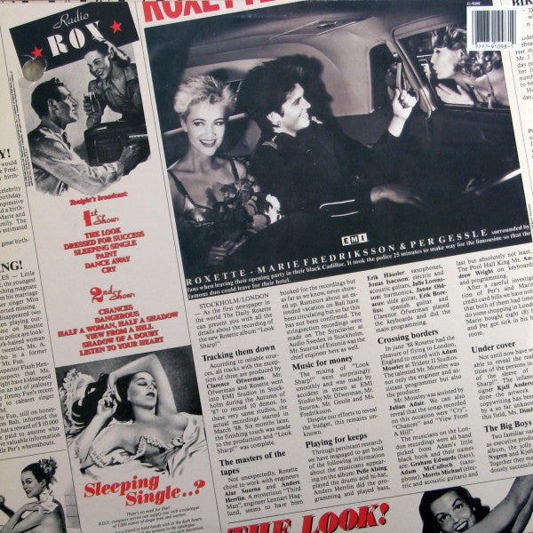Roxette – Look Sharp! - Mint- LP Record 1988 EMI USA Vinyl - Synth-Pop / Rock / Power Pop