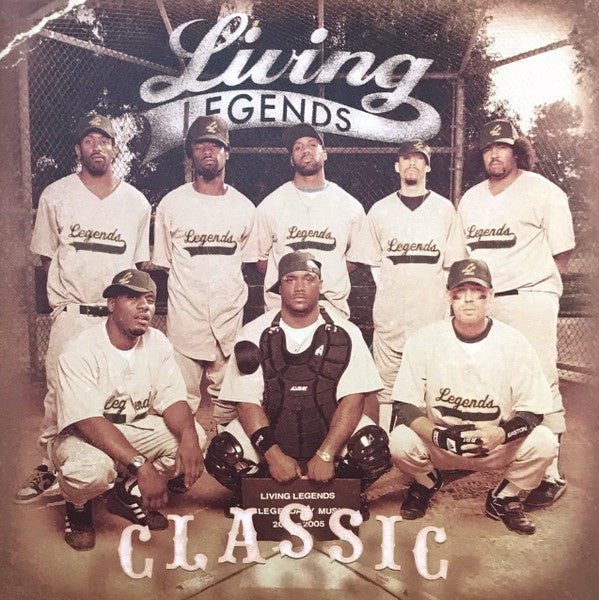 Living Legends – Classic (2005) - Mint- 2 LP Record 2017 Vinyl Me, Please Up Above Brass / Brown Vinyl, Poster & Stencil - Hip Hop - Shuga Records