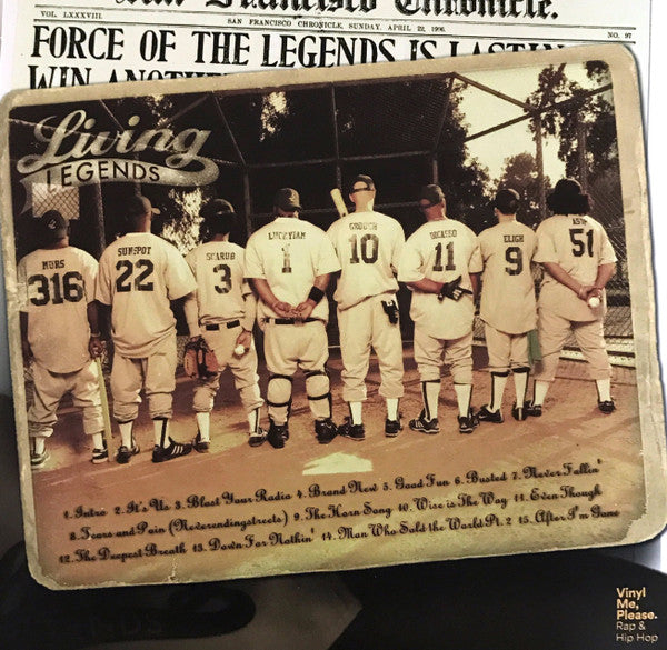 Living Legends – Classic (2005) - Mint- 2 LP Record 2017 Vinyl Me, Please Up Above Brass / Brown Vinyl, Poster & Stencil - Hip Hop - Shuga Records