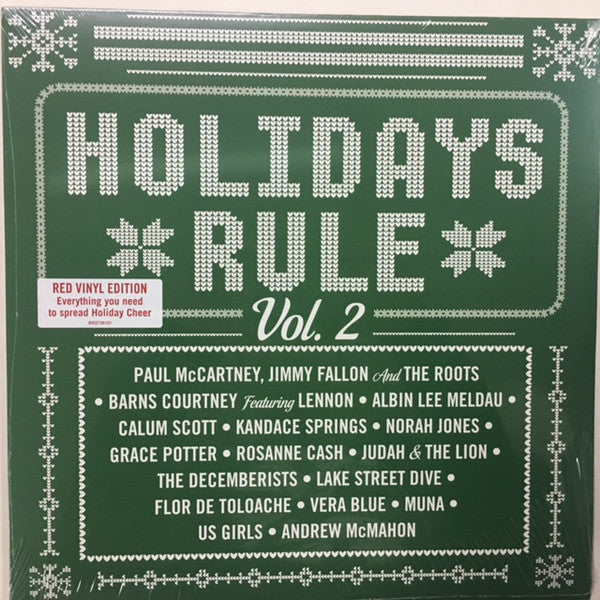Various - Holidays Rule Vol. 2 - New Lp Record 2017 Capitol USA Red Vinyl - Holiday / Christmas / Pop - Shuga Records
