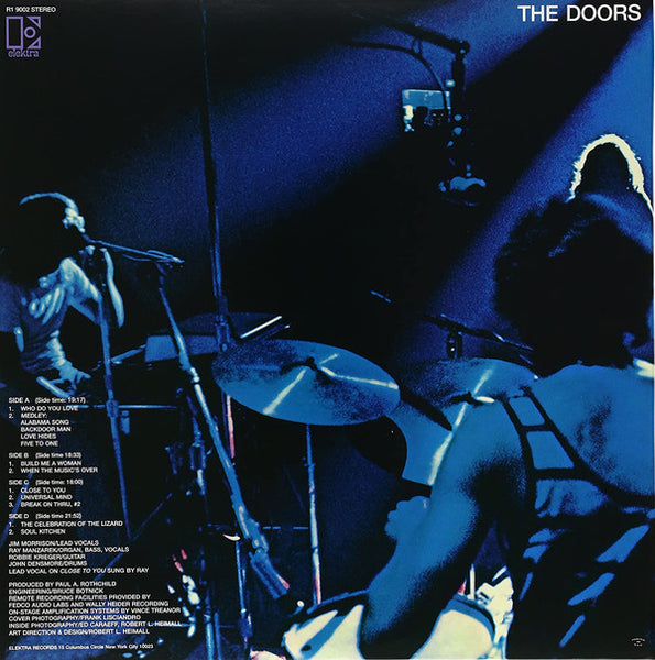 The Doors – Absolutely Live (1970) - Mint- 2 LP Record Store Day 2017 Elektra USA RSD Midnight Blue Vinyl & Numbered - Classic Rock / Psychedelic Rock - Shuga Records