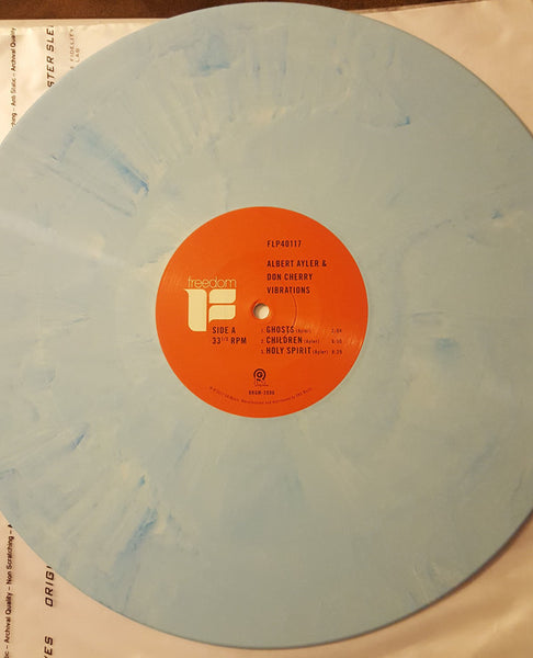 Albert Ayler & Don Cherry - Vibrations - New Vinyl Record 2017 ORG Music RSD Black Friday Exclusive Pressing on Turquoise Swirl Vinyl (Limited to 1100) - Jazz - Shuga Records