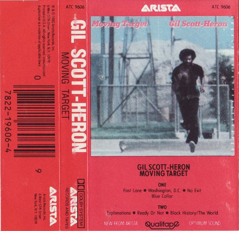 Gil Scott-Heron – Moving Target - Used Cassette 1982 Arista Tape - Downtempo / Soul / Disco