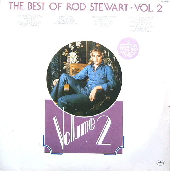 Rod Stewart ‎– The Best Of Rod Stewart Vol. 2 - New Vinyl Record 2 Lp Set (1976 USA Original Press) - Rock - Shuga Records