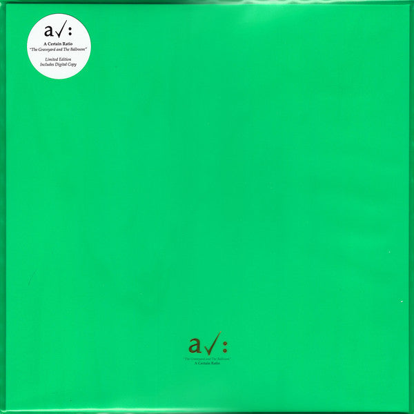 A Certain Ratio - The Graveyard and The Ballroom (1980) - New LP Record 2017 Mute UK Import Vinyl & Download - Rock / New Wave - Shuga Records