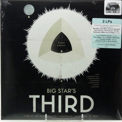 Big Star - Third Live (Live at The Alex Theatre, Glendale, CA April 27, 2016) - New Vinyl Record 2017 Craft Recordings 2LP Record Store Day Black Friday Pressing with Gatefold Jacket - Power Pop / Rock