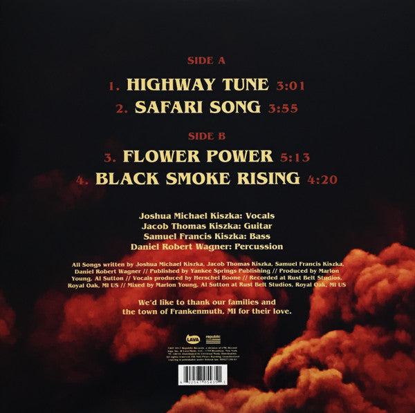 Greta Van Fleet ‎– Black Smoke Rising - New EP Record 2017 Lava Republic USA Vinyl - Arena Rock / Blues Rock - Shuga Records