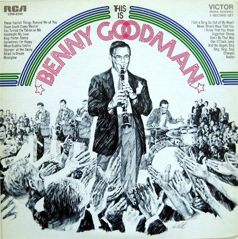 The Benny Goodman Quartet ‎– This Is Benny Goodman And His Quartet - VG Lp Record 1952 RCA USA 10" Vinyl - Jazz / Swing