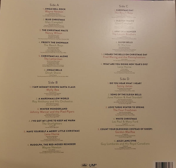 Various ‎– A Capitol Christmas Volume Two - New 2 Lp Record 2017 Capitol USA Vinyl - Holiday / Jazz / Country / Pop - Shuga Records