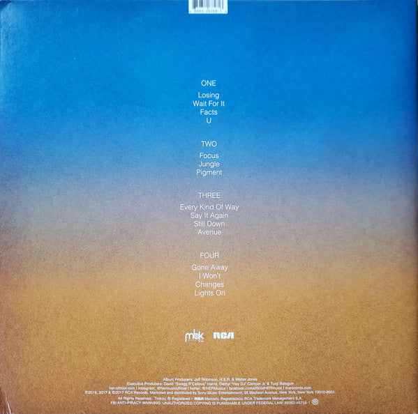 H.E.R. - H.E.R. (Volume 1 & 2) - Mint- 2 LP Record 2017 RCA MBK Vinyl & Download - R&B / Neo Soul - Shuga Records