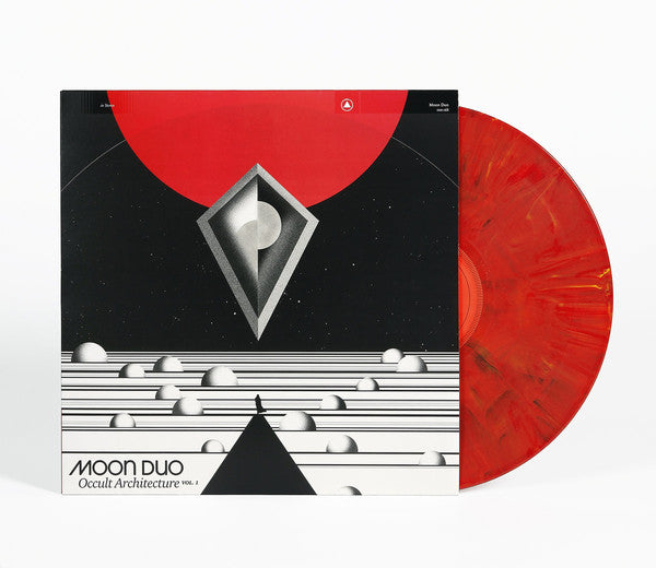 Moon Duo - Occult Architecture Vol. 1 - Mint- LP Record  2017 Sacred Bones White and Red Swirl Vinyl & Download - Psychedelic Rock - Shuga Records