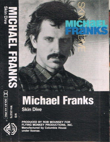 Michael Franks – Skin Dive - Used Cassette 1985 Warner Bros. Tape - Jazz-Funk / Contemporary Jazz