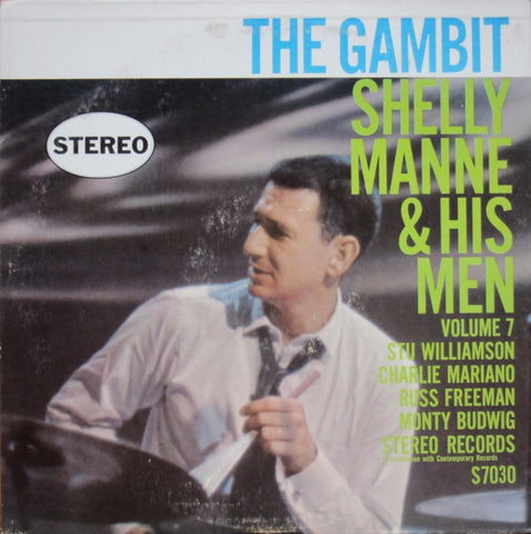 Shelly Manne & His Men – The Gambit (Volume 7) - VG+ LP Record 1958 Contemporary Stereo USA Vinyl - Jazz / Cool Jazz / Bop