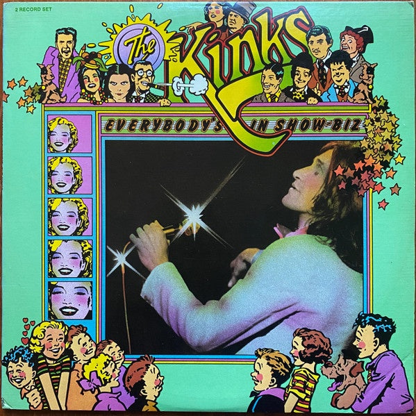 The Kinks - Everybody's In Showbiz - VG+ 2 LP Record 1972 RCA Victor Original Vinyl & Insert - Pop Rock / Classic Rock - Shuga Records