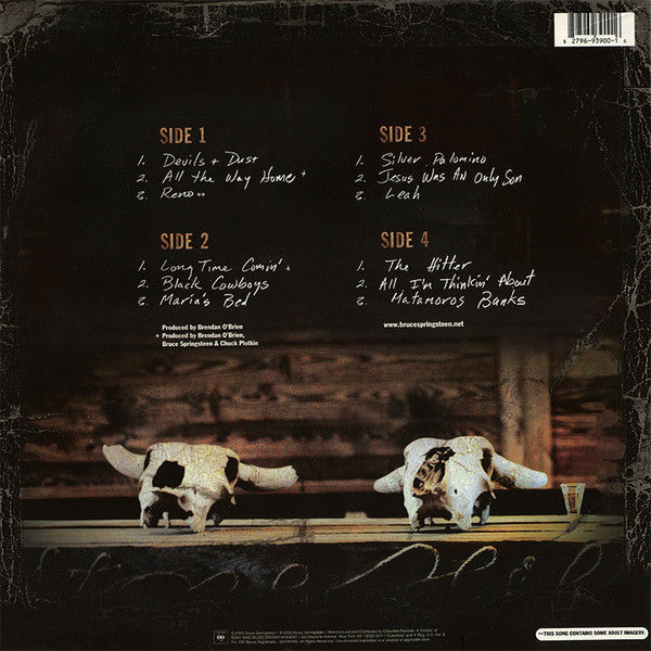 Bruce Springsteen ‎– Devils & Dust - VG+ 2 LP Record 2005 CBS USA Original Vinyl - Rock & Roll - Shuga Records