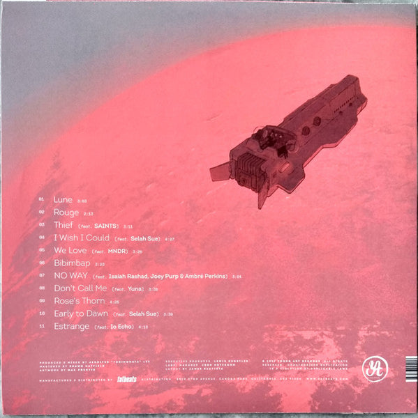 TOKiMONSTA ‎– Lune Rouge - New Lp Record 2017 Young Art Records USA Red Vinyl - Hip Hop / Experimental - Shuga Records
