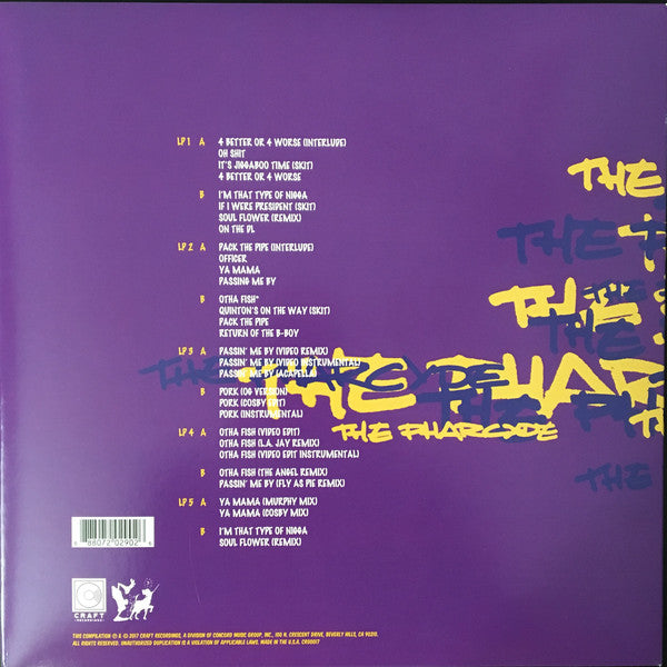 The Pharcyde ‎– Bizarre Ride II The Pharcyde (1992) - New 2 Lp & 3x 12" Single Record 2017 Craft USA Deluxe Edition Blue & Yellow Vinyl - Hip Hop - Shuga Records