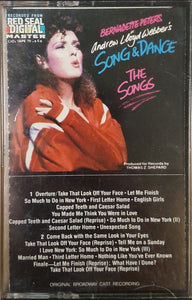 Bernadette Peters – Song & Dance - The Songs - Used Cassette 1985 RCA Red Seal - Soundtrack