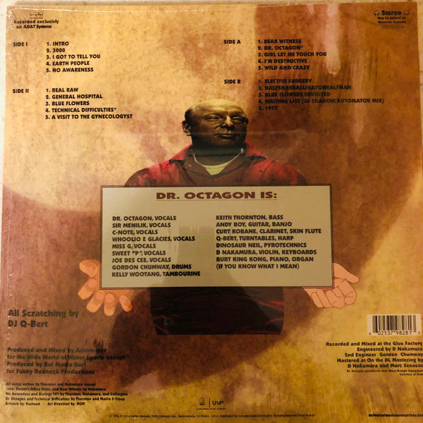 Dr. Octagon - Dr. Octagonecologyst (1996) - VG+ 2 LP Record 2014 Geffen UMe Vinyl - Hip Hop
