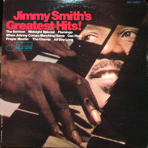 Jimmy Smith ‎– Jimmy Smith's Greatest Hits! (1968) - VG+ 2 LP Record 1973 Blue Note USA Vinyl - Jazz / Bop / Soul-Jazz
