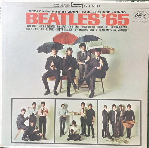 The Beatles ‎– Beatles '65 (1964) - Mint- LP Record 1971 Apple USA Stereo Vinyl - Rock & Roll / Beat