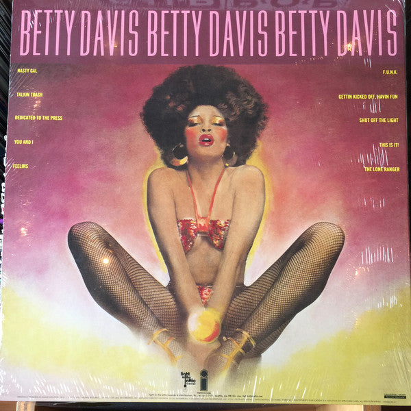 Betty Davis ‎– Nasty Gal (1975) - New LP Record 2021 Light In The Attic USA Pink Vinyl - Soul / Funk