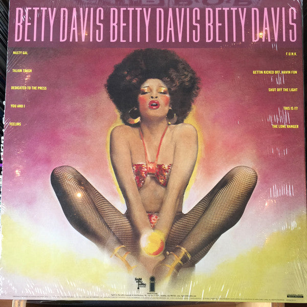 Betty Davis ‎– Nasty Gal (1975) - New LP Record 2021 Light In The Attic USA Pink Vinyl - Soul / Funk - Shuga Records