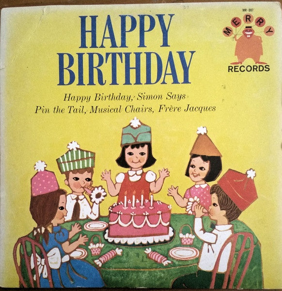 The Merry Singers – Happy Birthday - VG+ LP Record 1963 Merry USA