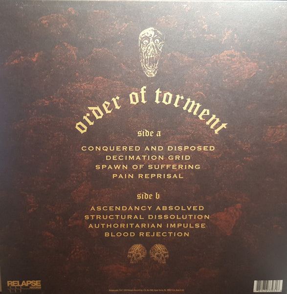 Genocide Pact ‎– Order Of Torment - New LP Record 2018 Relapse Europe Import Black Vinyl - Death Metal - Shuga Records