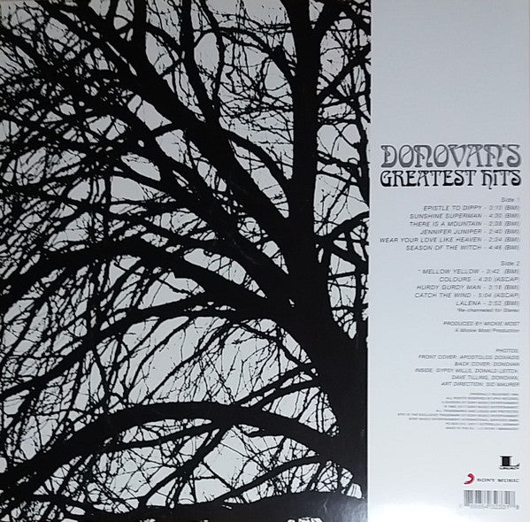 Donovan ‎– Donovan's Greatest Hits (1969) - New Lp Record 2018 Epic Europe Import Vinyl & Download - Pop Rock / Folk Rock - Shuga Records